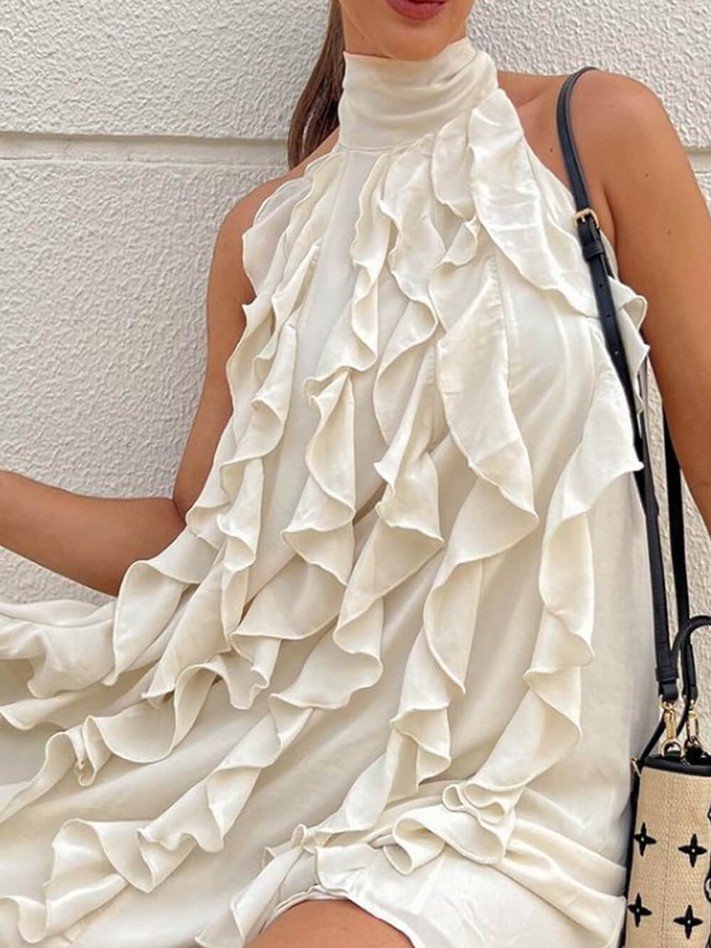 Lavinia™ | Abito alla moda con colletto alto