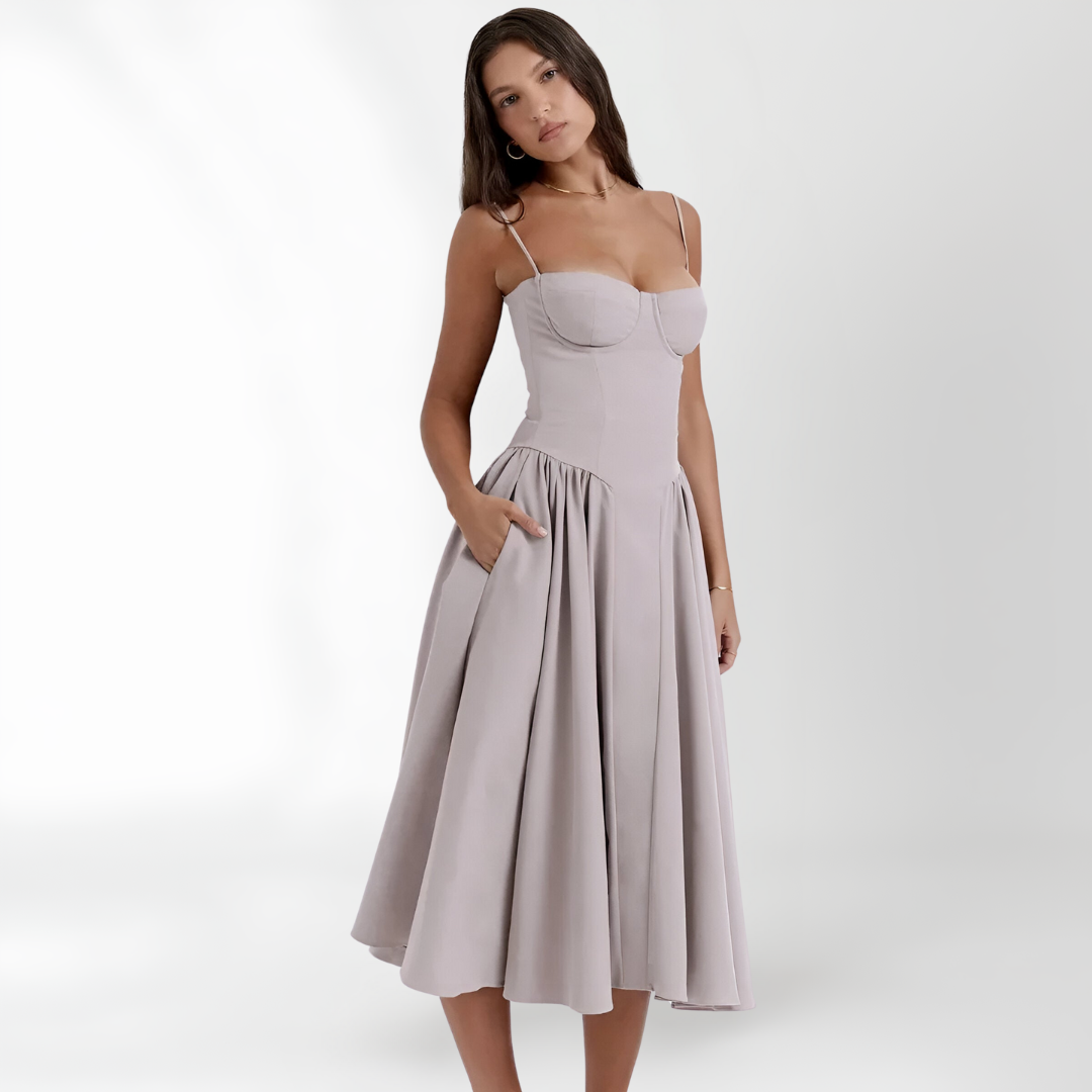 Marena™ | Abito Elegante con Corsetto – Raffinata Femminilità per Ogni Occasione