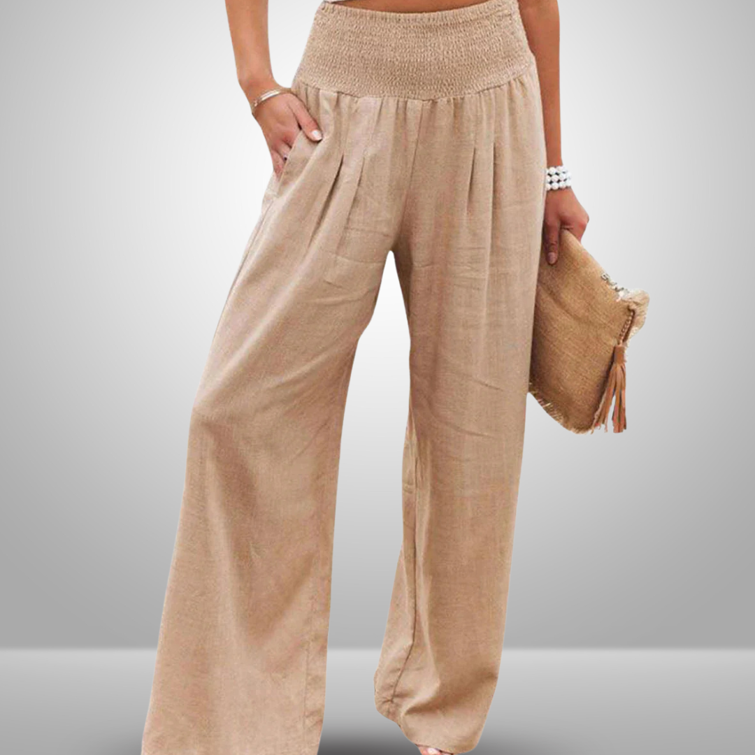 Lavinia™ | Pantaloni larghi in lino