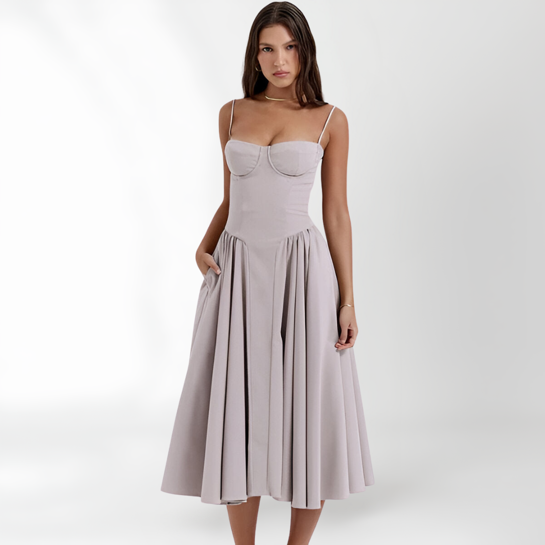 Marena™ | Abito Elegante con Corsetto – Raffinata Femminilità per Ogni Occasione
