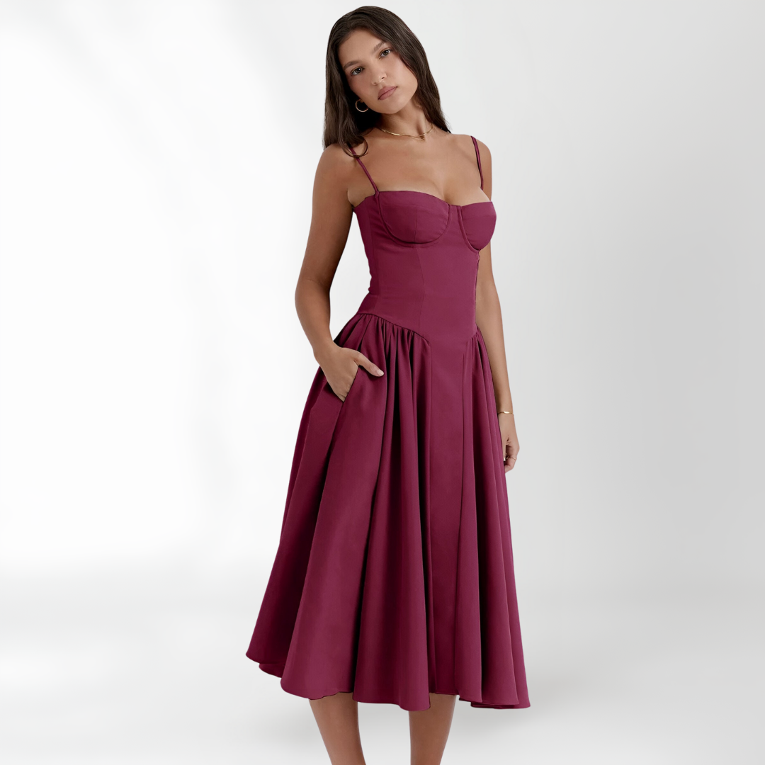 Marena™ | Abito Elegante con Corsetto – Raffinata Femminilità per Ogni Occasione