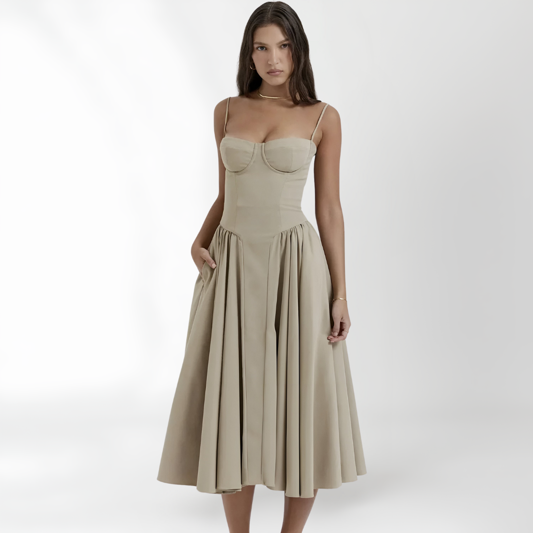Marena™ | Abito Elegante con Corsetto – Raffinata Femminilità per Ogni Occasione