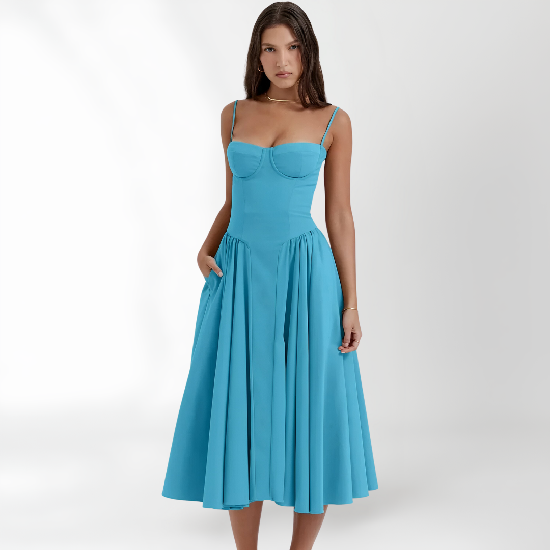 Marena™ | Abito Elegante con Corsetto – Raffinata Femminilità per Ogni Occasione