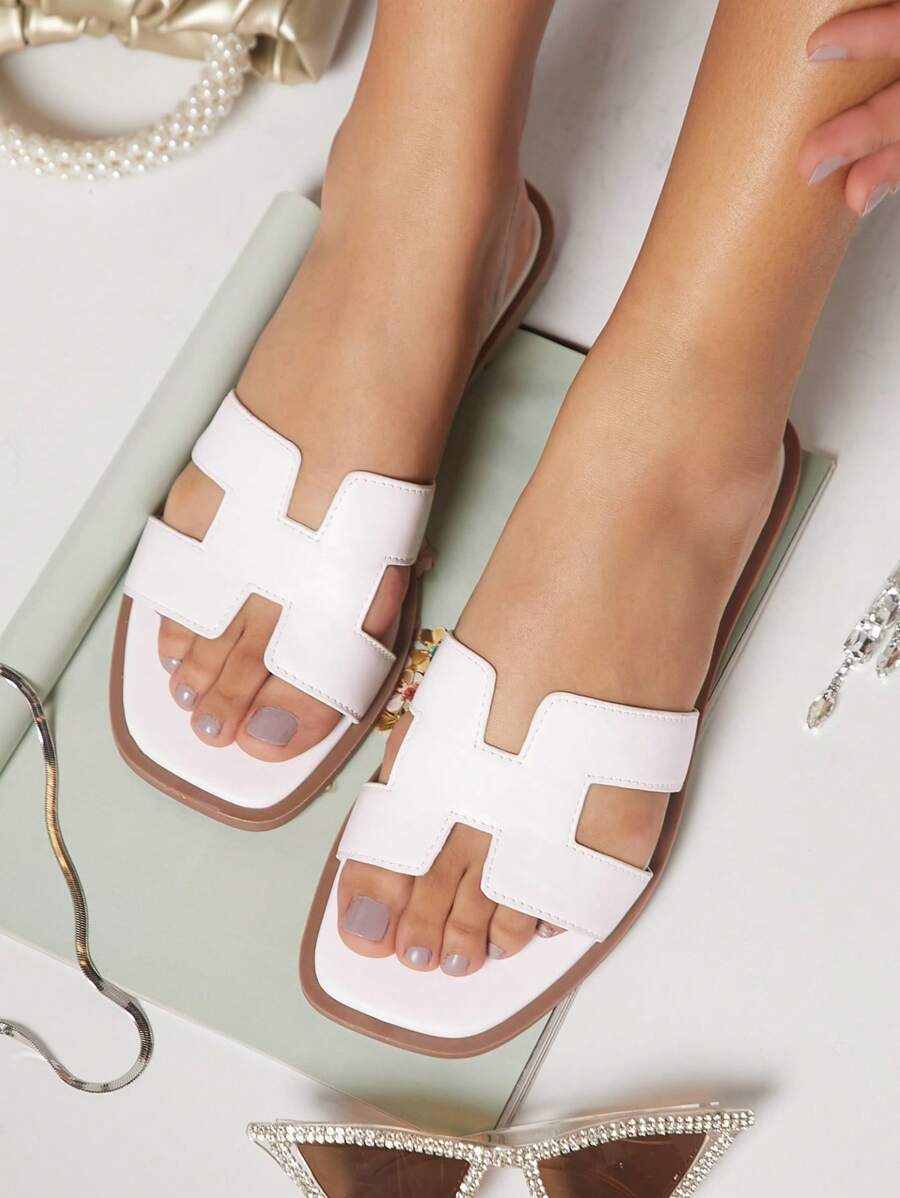 Elisa™ | Sandali Eleganti con Fiocco e Design H Aperto
