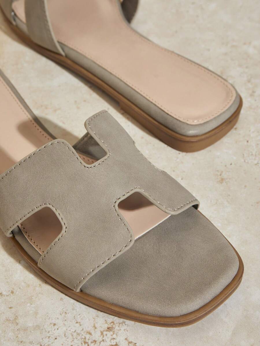 Elisa™ | Sandali Eleganti con Fiocco e Design H Aperto