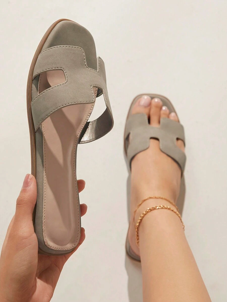 Elisa™ | Sandali Eleganti con Fiocco e Design H Aperto