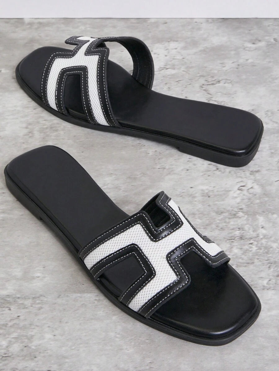 Elisa™ | Sandali Eleganti con Fiocco e Design H Aperto