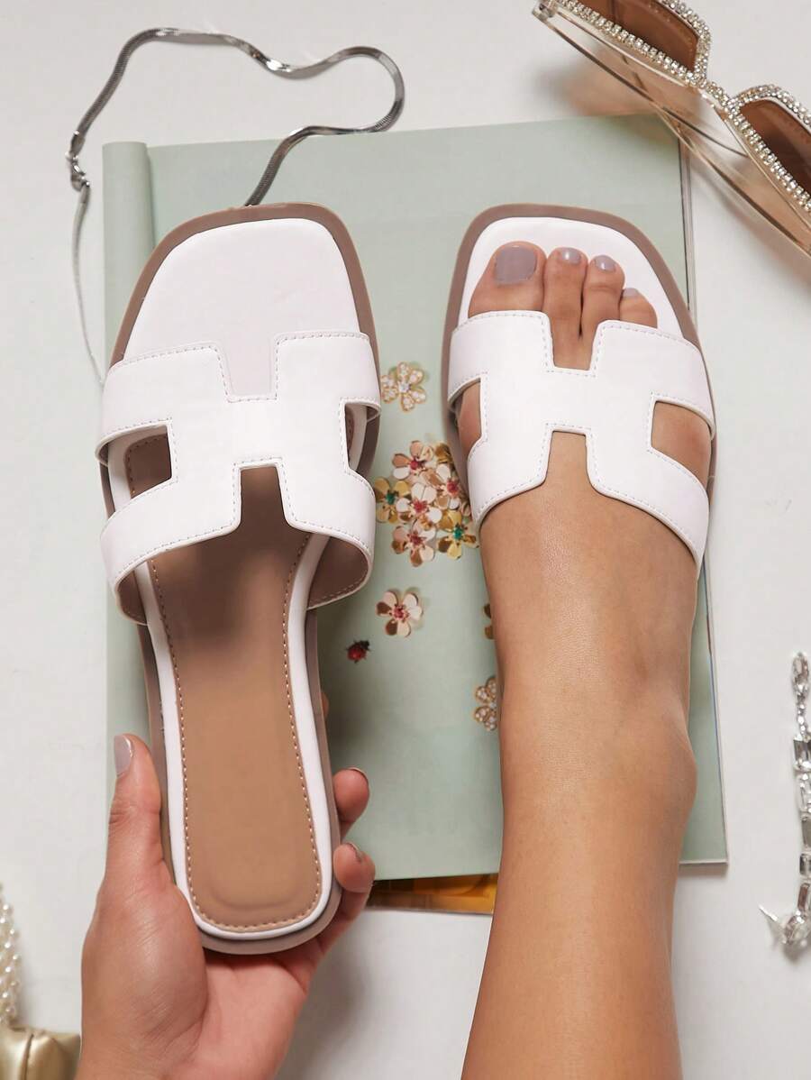 Elisa™ | Sandali Eleganti con Fiocco e Design H Aperto