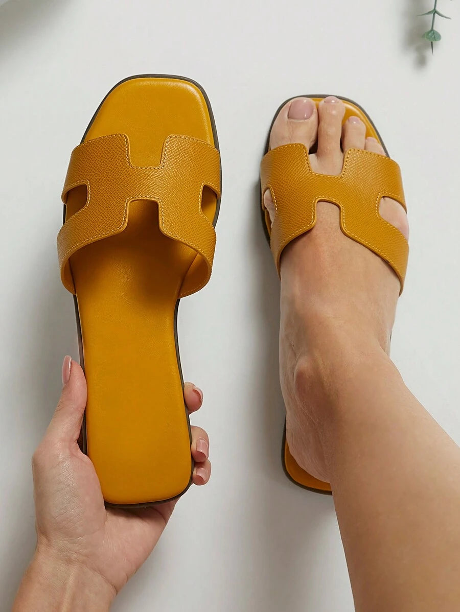 Elisa™ | Sandali Eleganti con Fiocco e Design H Aperto
