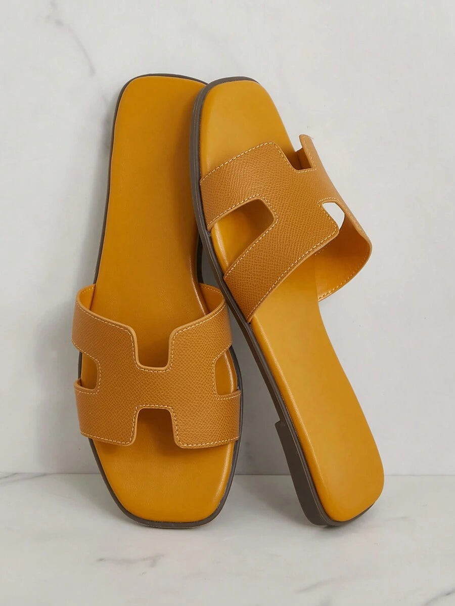 Elisa™ | Sandali Eleganti con Fiocco e Design H Aperto