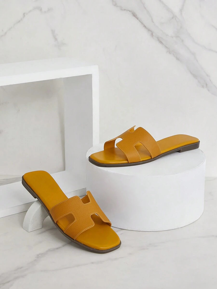Elisa™ | Sandali Eleganti con Fiocco e Design H Aperto