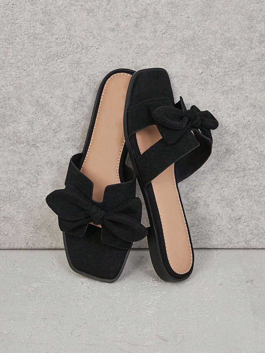 Elisa™ | Sandali Eleganti con Fiocco e Design H Aperto