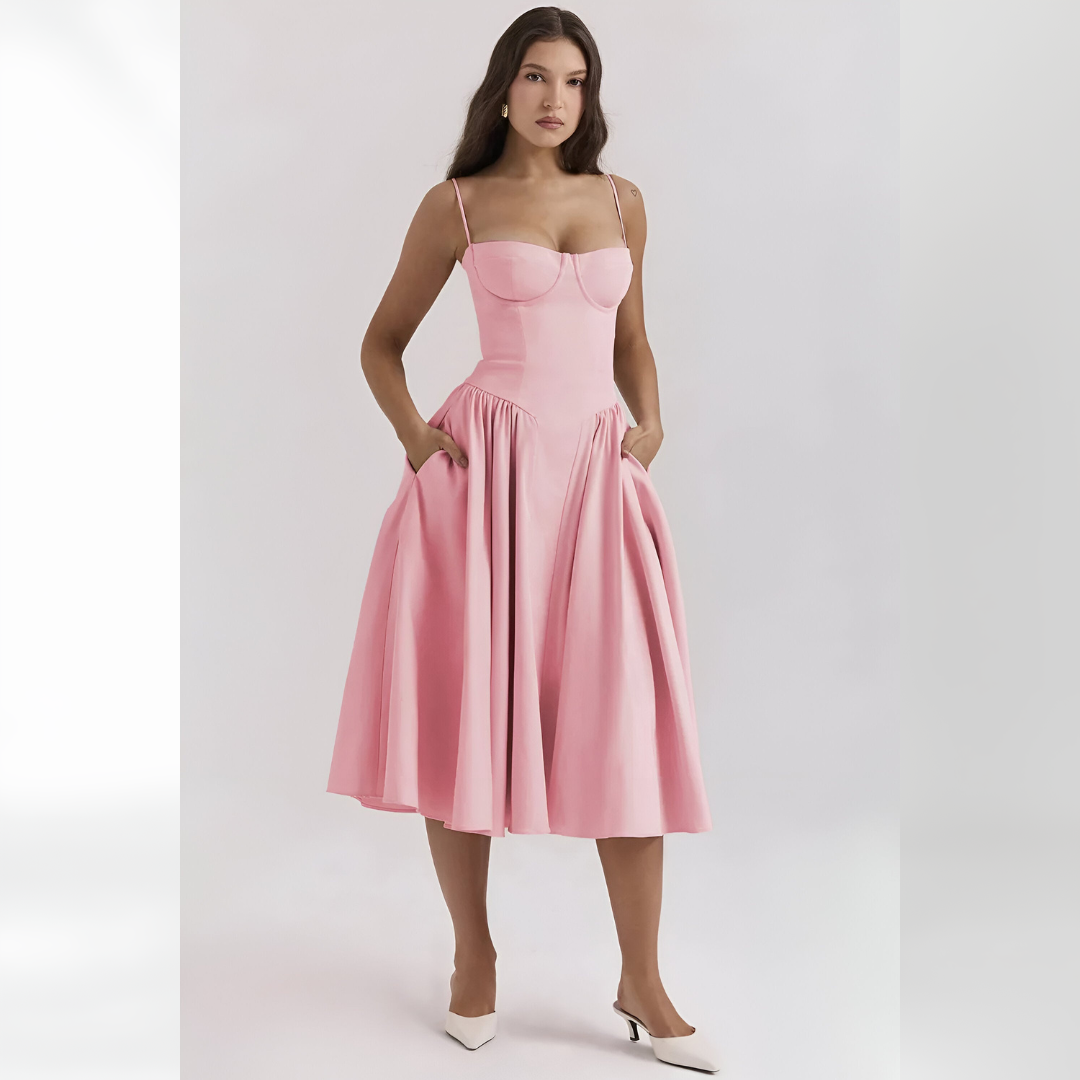 Marena™ | Abito Elegante con Corsetto – Raffinata Femminilità per Ogni Occasione