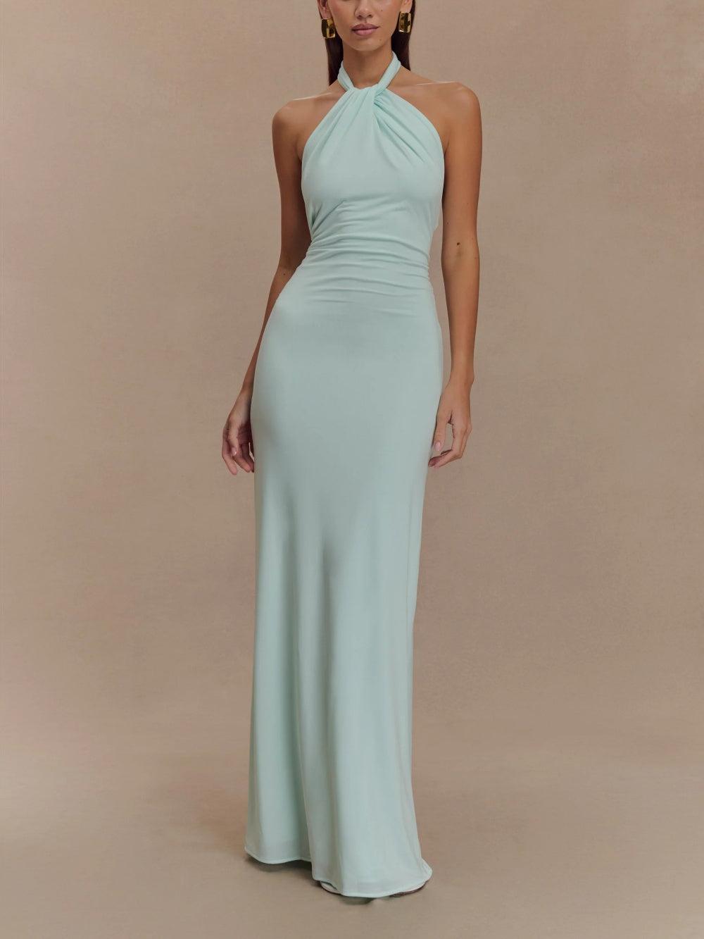 Celestina™ | Abito Maxi con Scollo All’Americana – Eleganza Innegabile per Occasioni Speciali