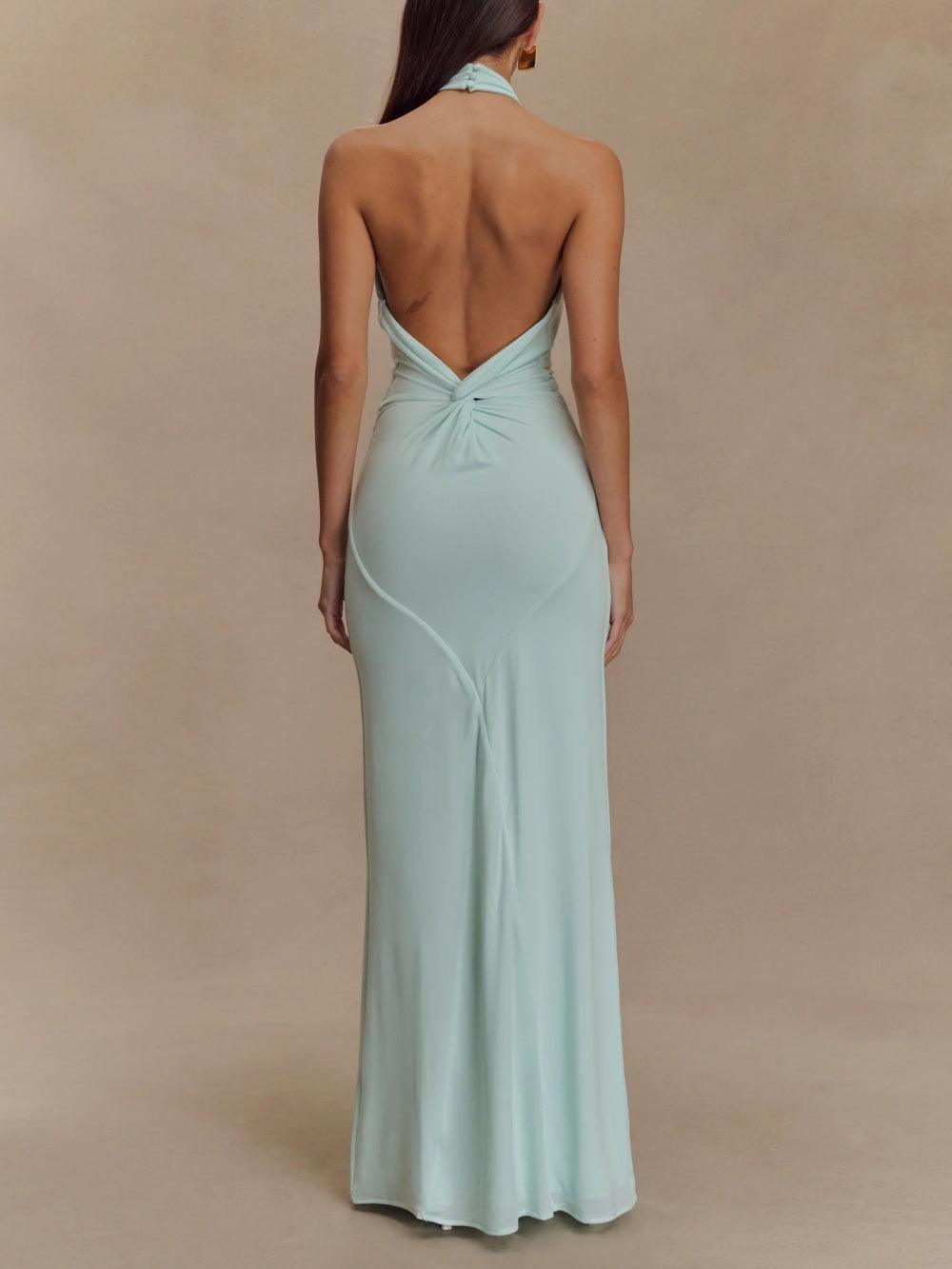 Celestina™ | Abito Maxi con Scollo All’Americana – Eleganza Innegabile per Occasioni Speciali