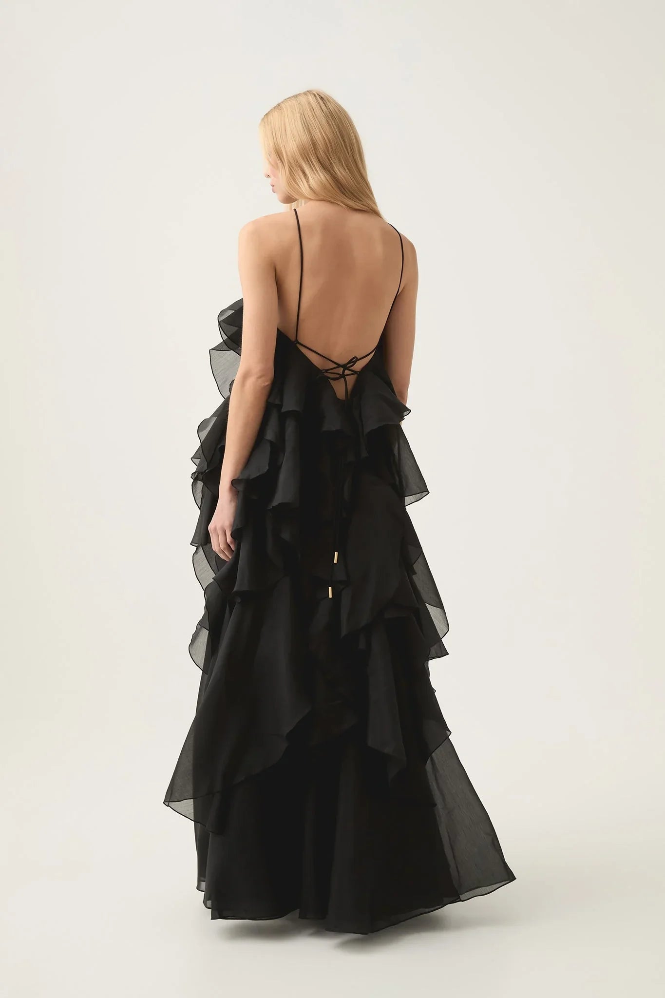 Patrizia™ | Abito Maxi con Rouches e Spalline Regolabili