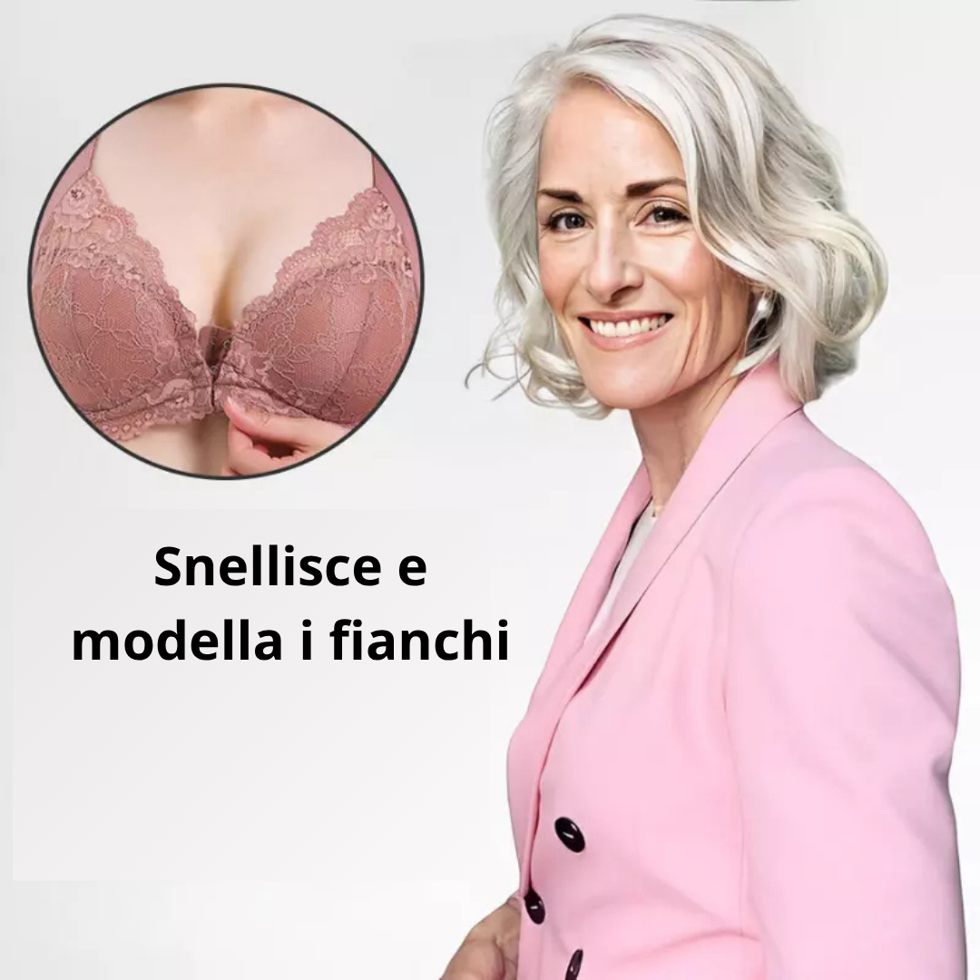 Ginevra™ | (SET DA 3) Reggiseno Modellante Senza Ferretto con Chiusura Frontale