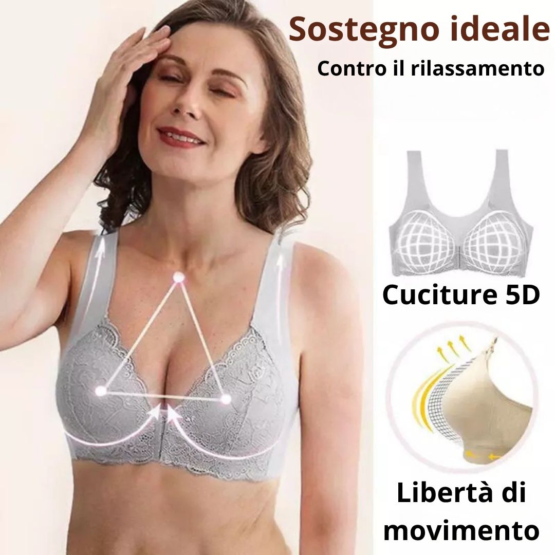 Ginevra™ | (SET DA 3) Reggiseno Modellante Senza Ferretto con Chiusura Frontale