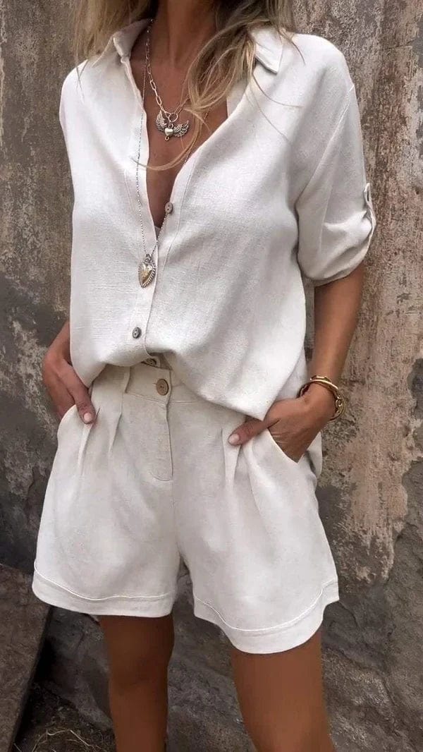 Clara™ | Completo Elegante in Lino