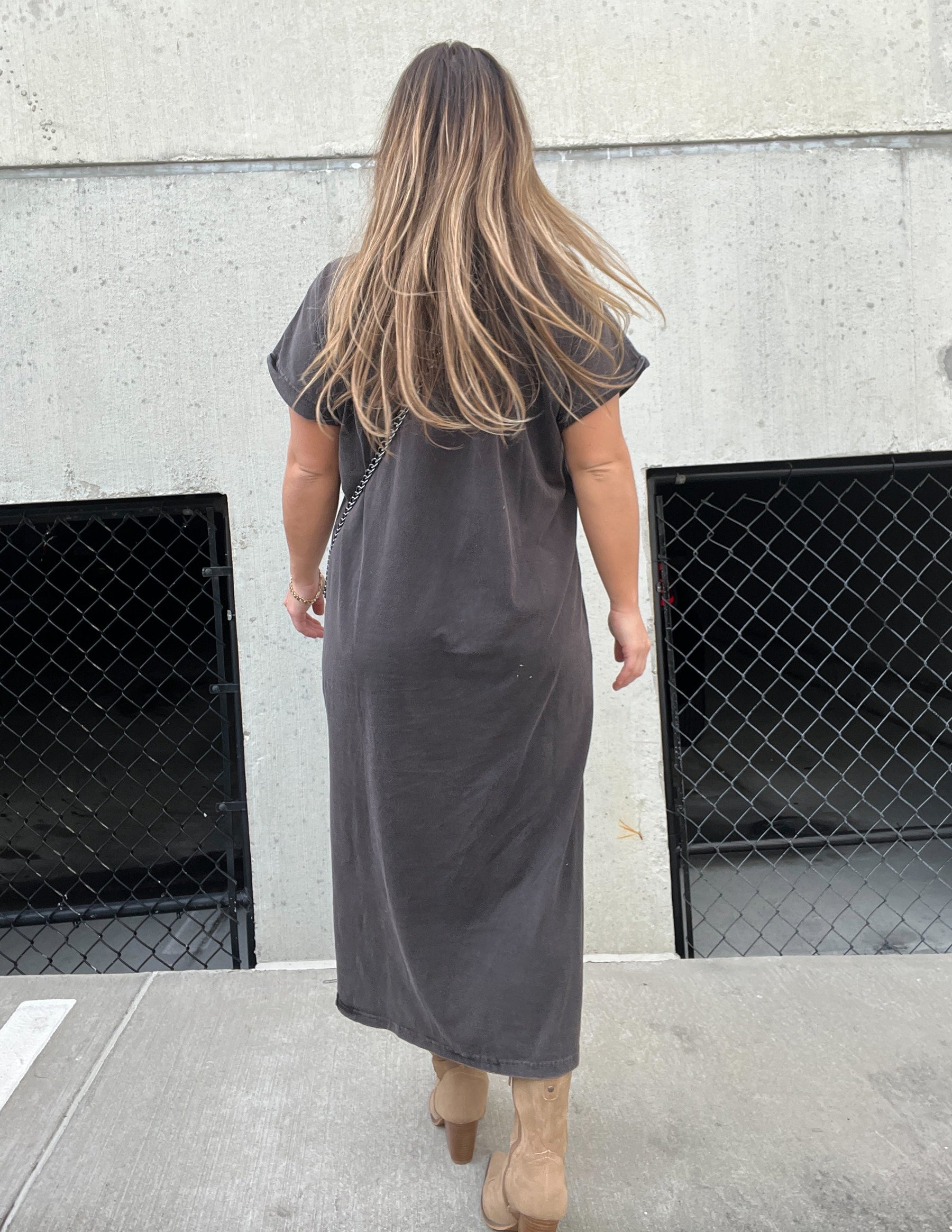 Lavinia™ | Abito midi con stampa di uccelli