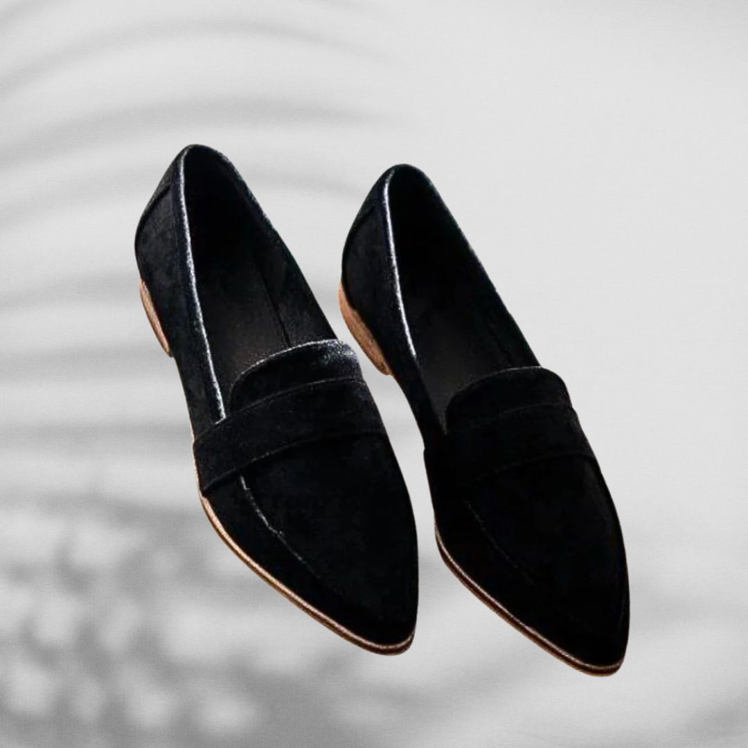 Maristella™ | Mocassino in Camoscio con Punta Elegante