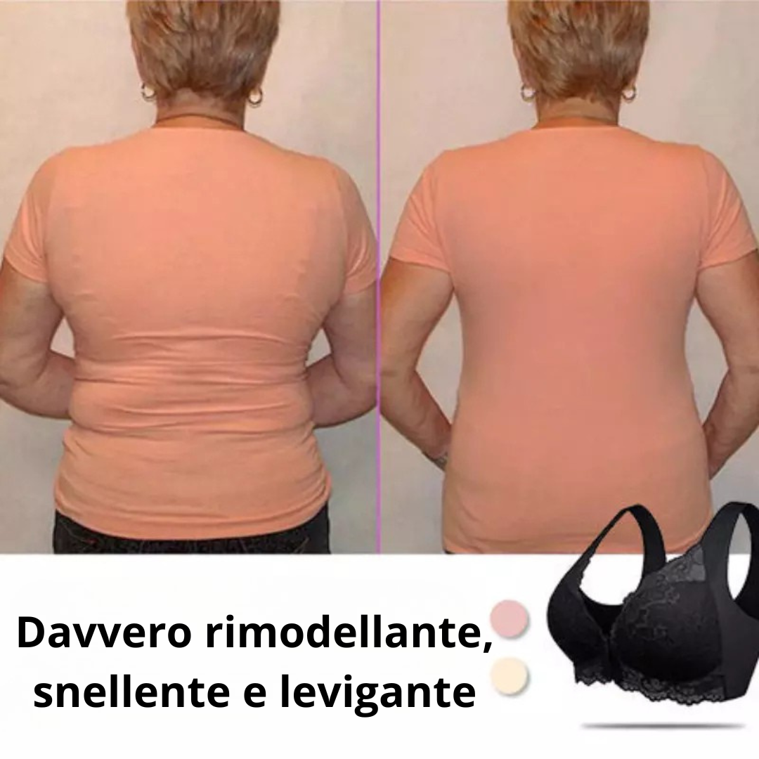 Ginevra™ | (SET DA 3) Reggiseno Modellante Senza Ferretto con Chiusura Frontale