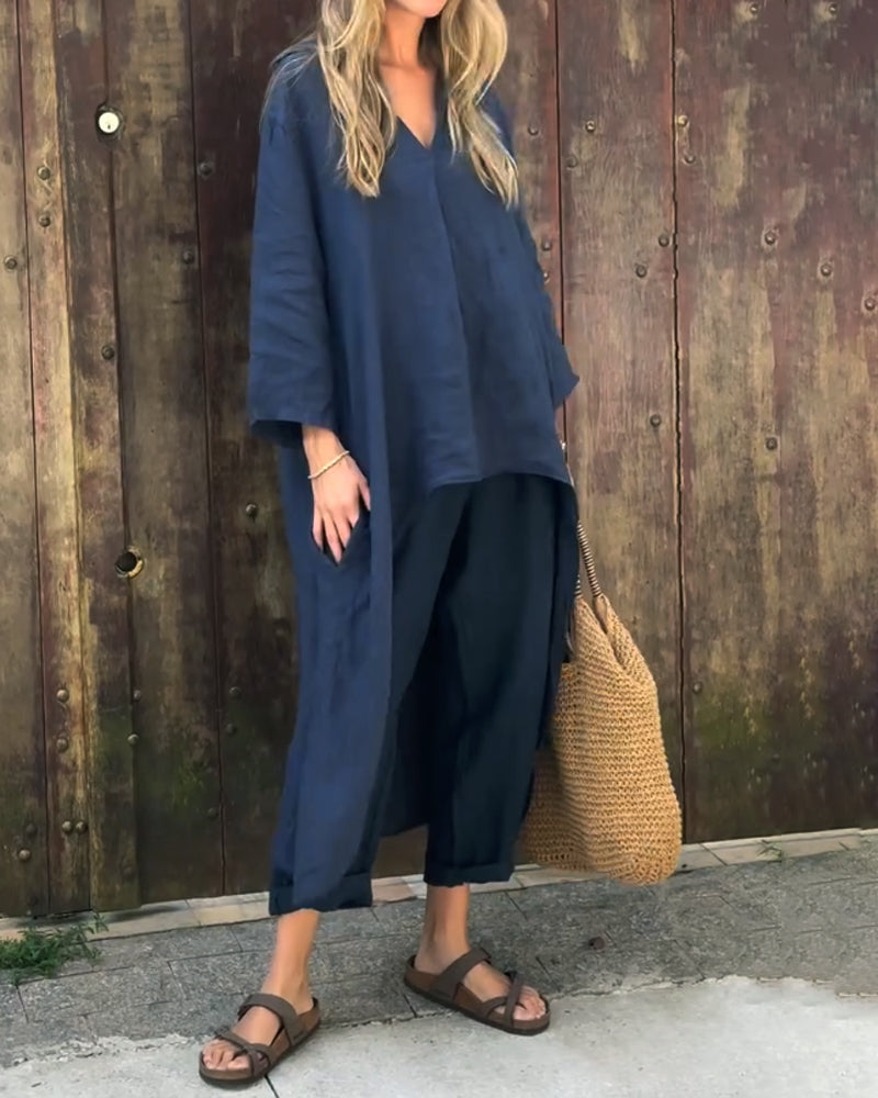 Letizia™ | Completo Chic a Due Pezzi per Primavera ed Estate – Eleganza e Comfort Senza Sforzo