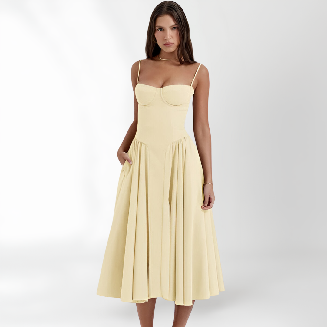Marena™ | Abito Elegante con Corsetto – Raffinata Femminilità per Ogni Occasione