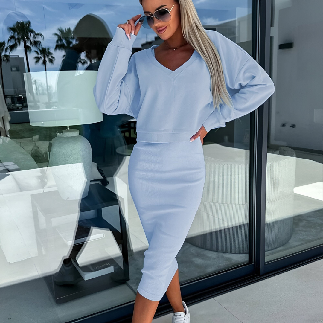 Cristina™ | Completo top e abito