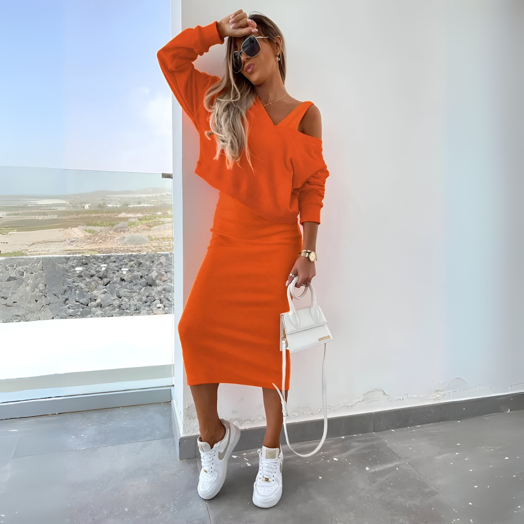 Cristina™ | Completo top e abito