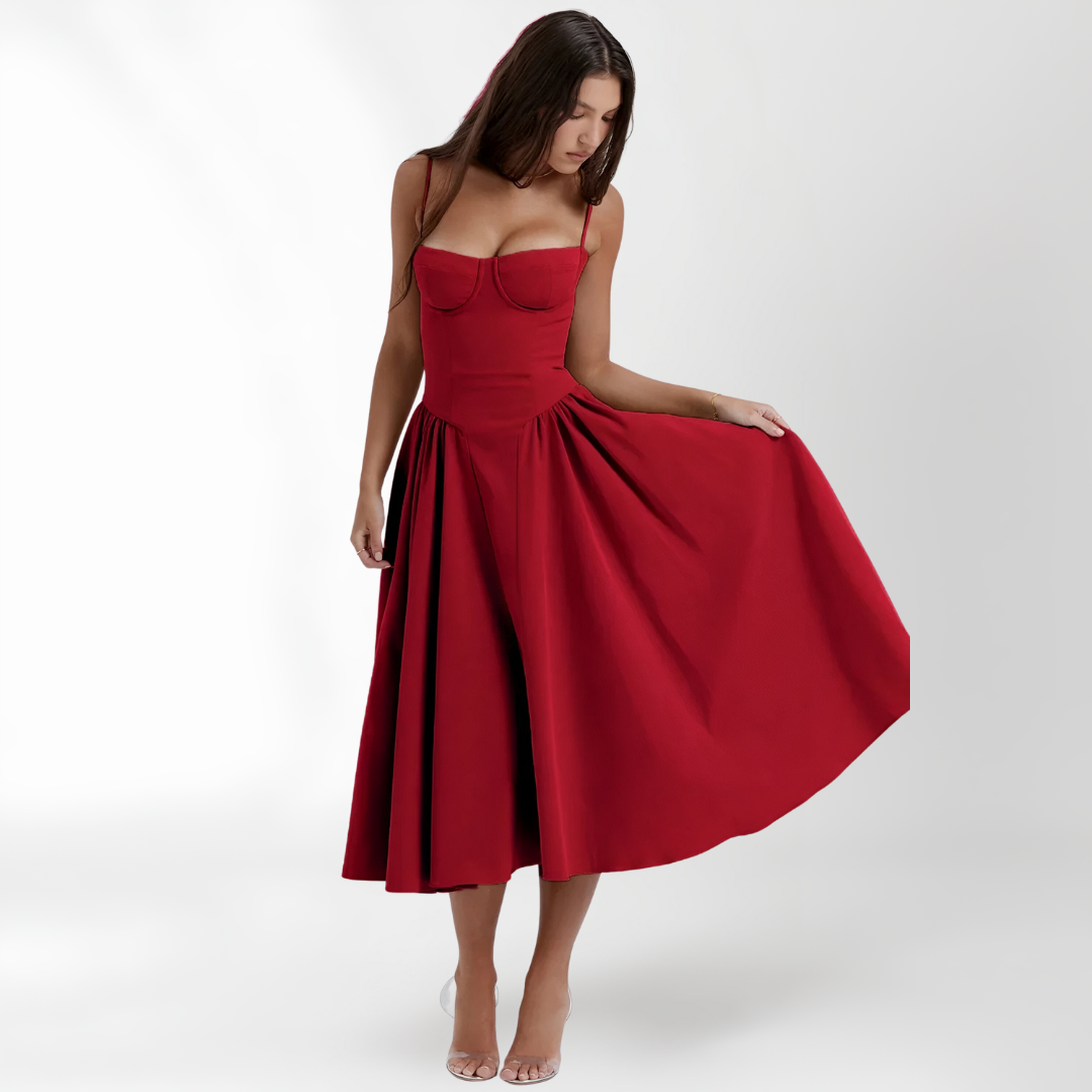 Marena™ | Abito Elegante con Corsetto – Raffinata Femminilità per Ogni Occasione