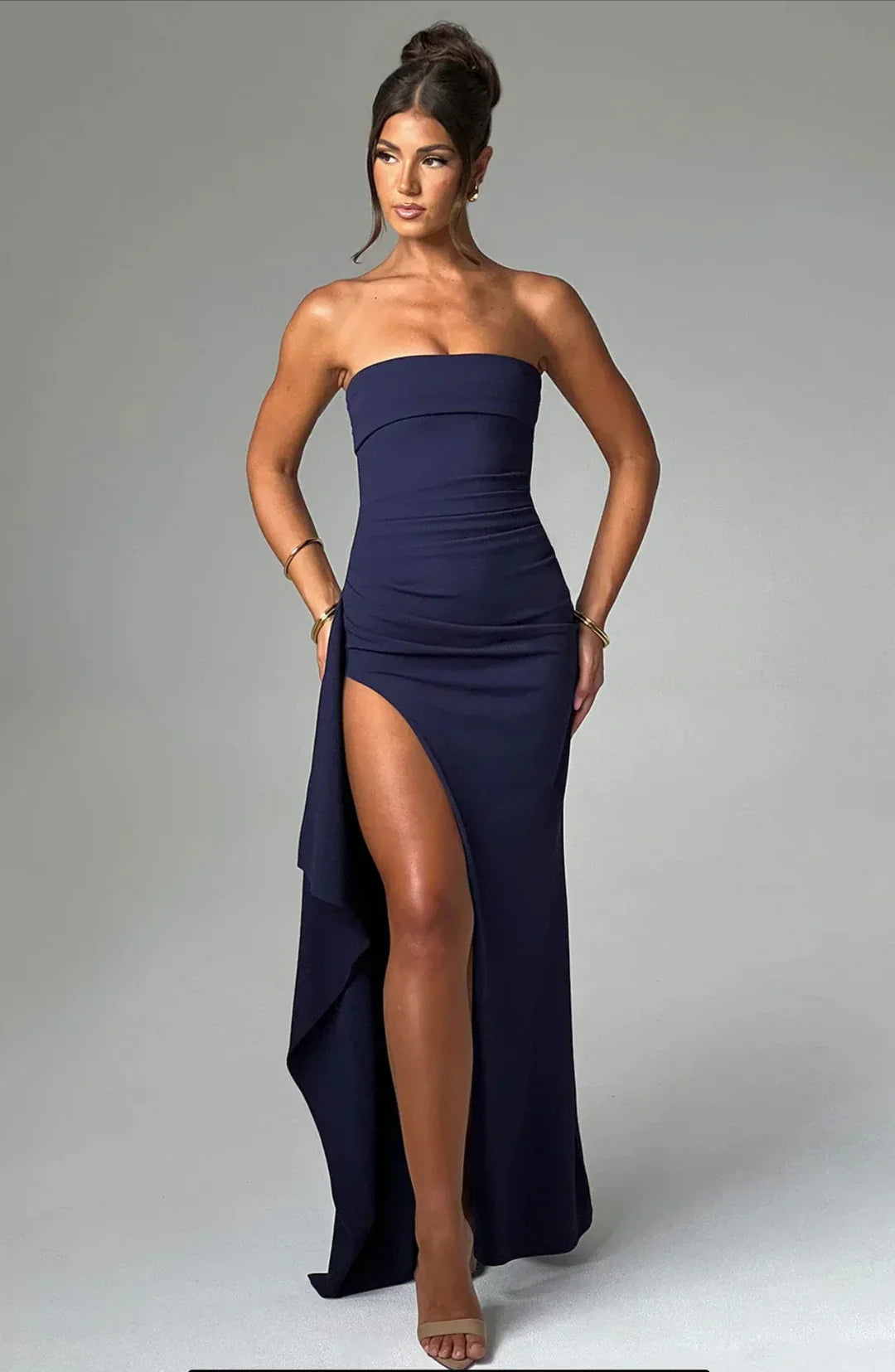 Lavinia™ | Stacy - Vestido Largo sin Tirantes
