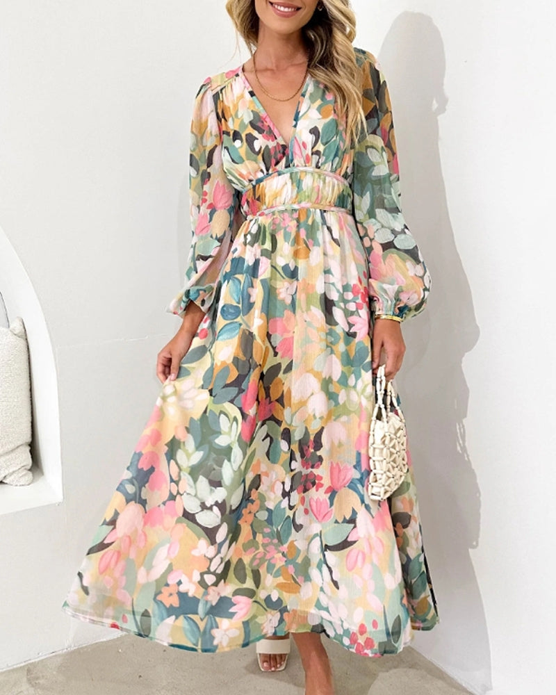 Elisa™ | Abito Lungo Boho – Libertà e Grazia in Movimento