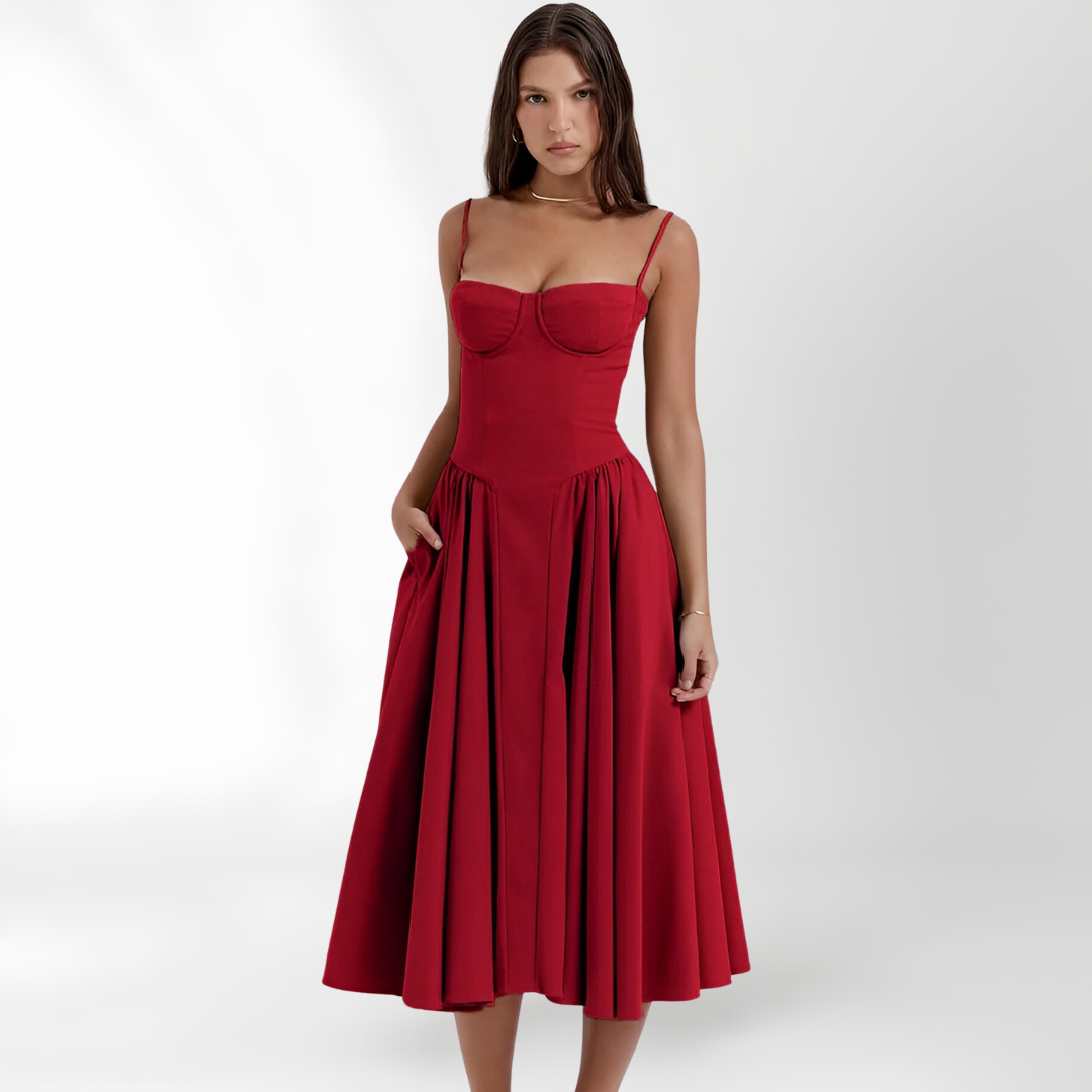 Marena™ | Abito Elegante con Corsetto – Raffinata Femminilità per Ogni Occasione