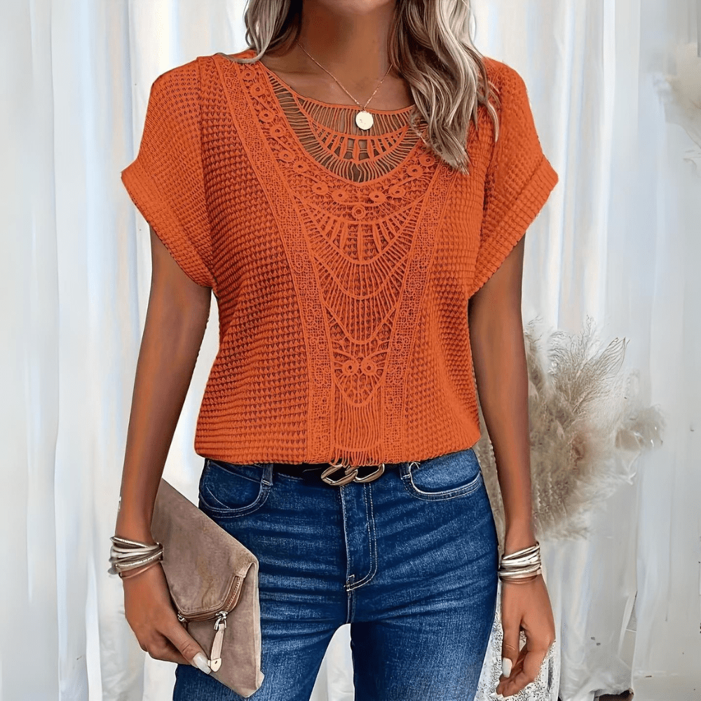 Veronica™ | Blusa Elegante in Stile Ibiza