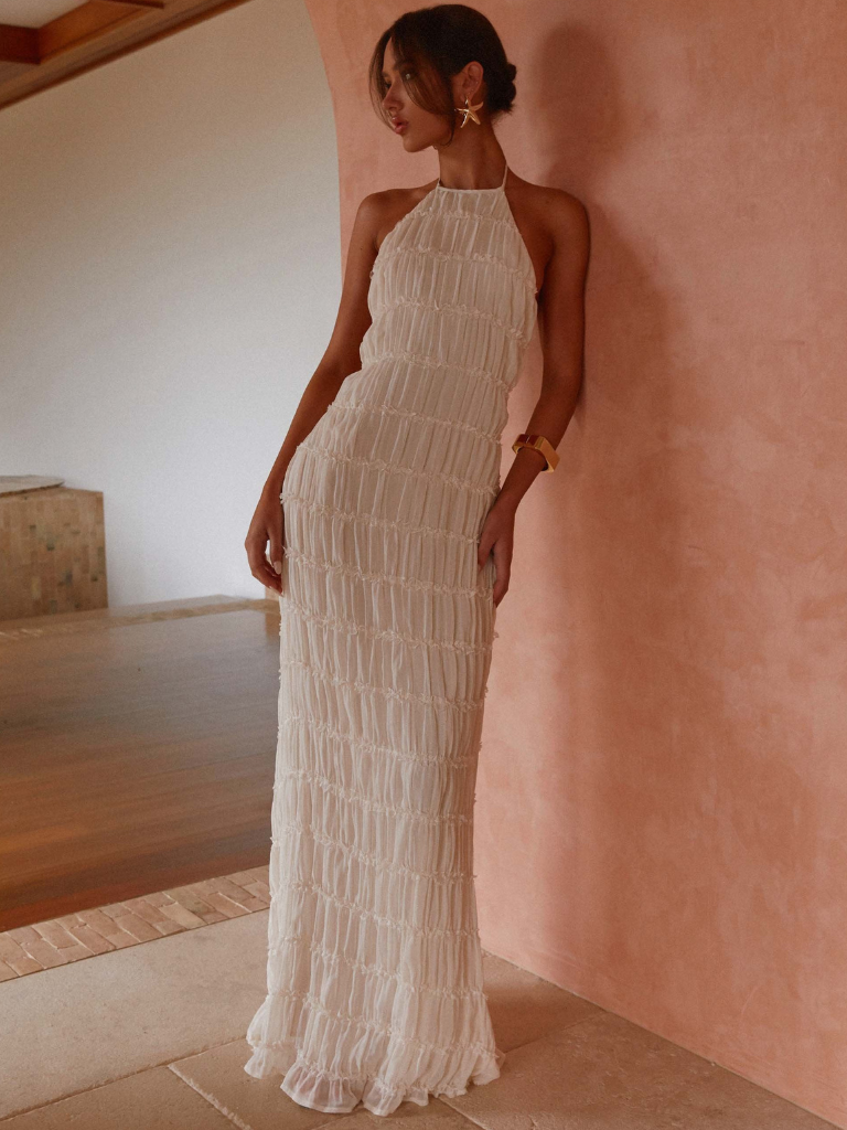 Tiziana™ | Abito con Scollo all'Americana Elegante