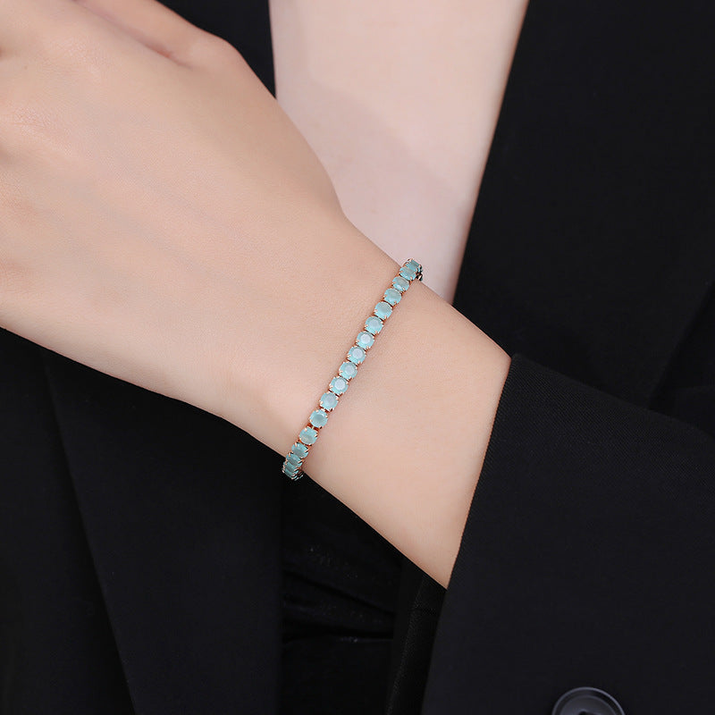 Giada™ | Bracciale Elegante con Pietre Turchesi