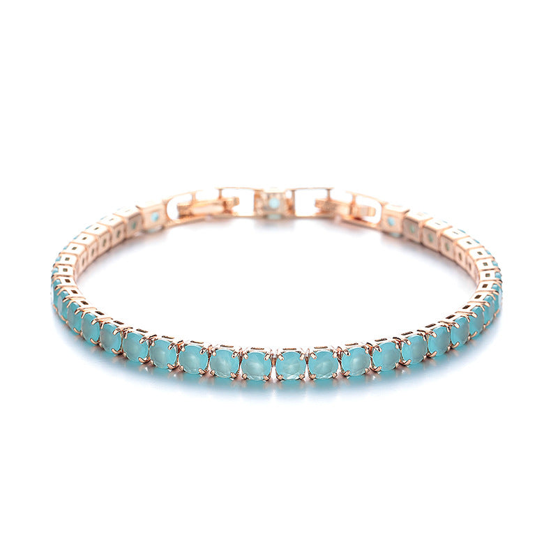 Giada™ | Bracciale Elegante con Pietre Turchesi