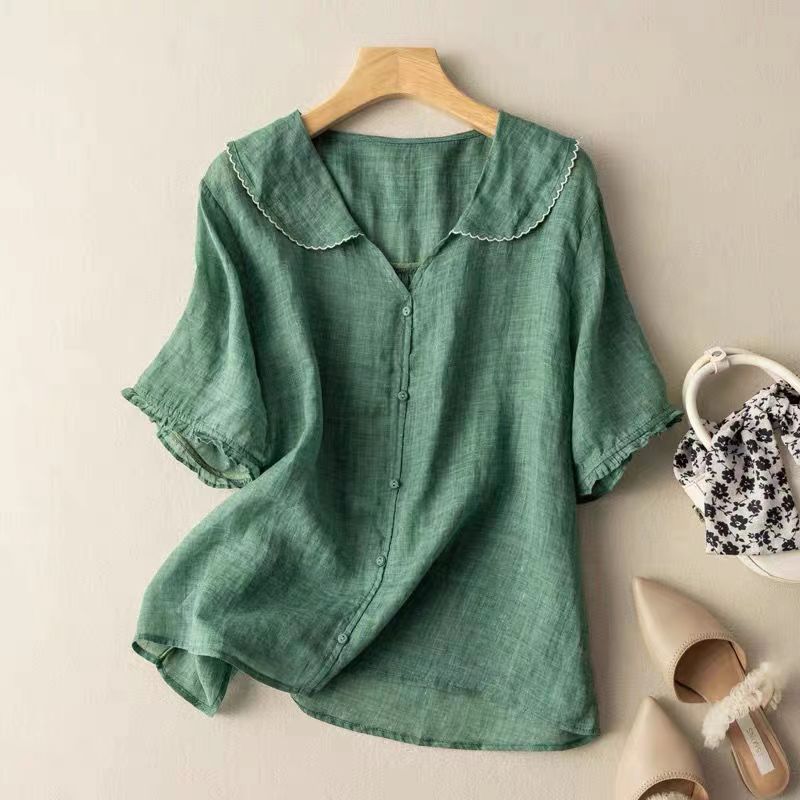 Silvana™ | Camicia Leggera in Lino da Donna