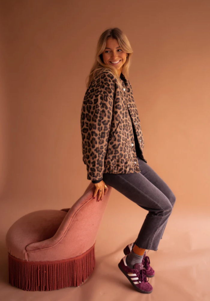 LEONELLA™ | Giacca Bomber Leopardo
