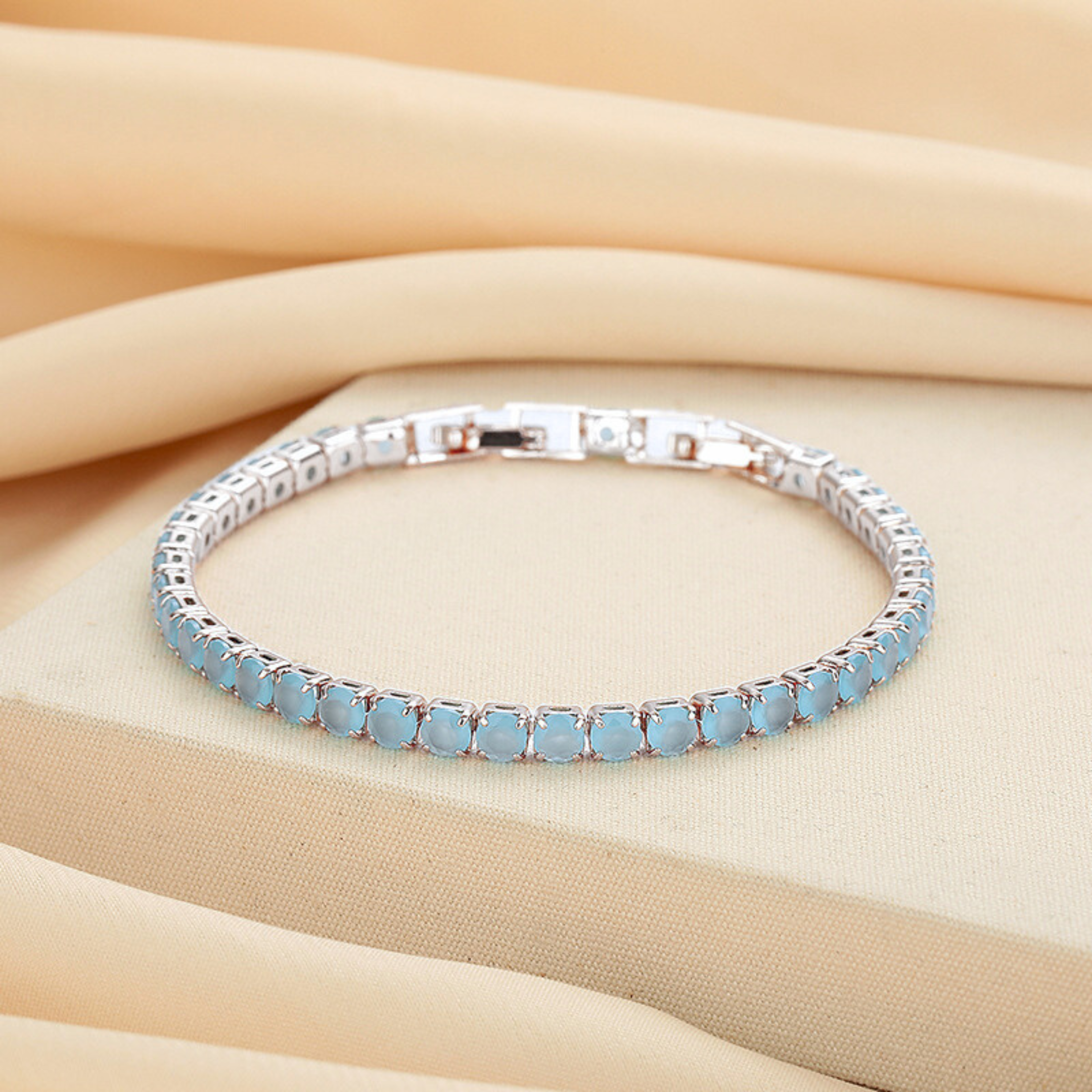 Giada™ | Bracciale Elegante con Pietre Turchesi