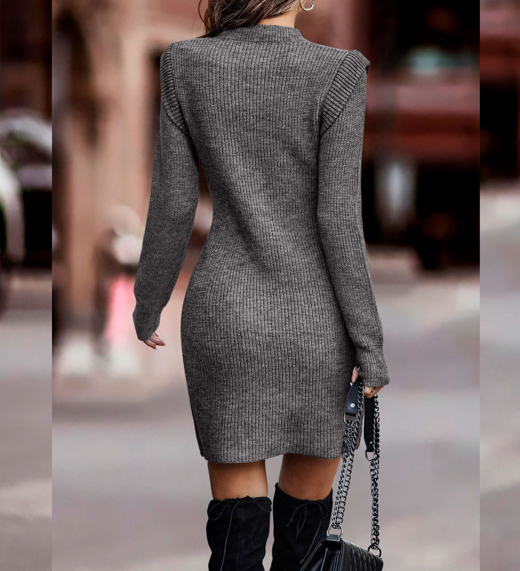 Lavinia™ | Giulia - Vestito elegante in maglia