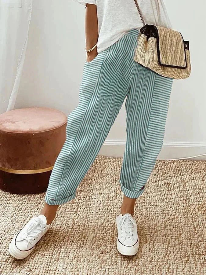 Lavinia™ | SOPHIA - Pantalone a Righe Elegante e Casual