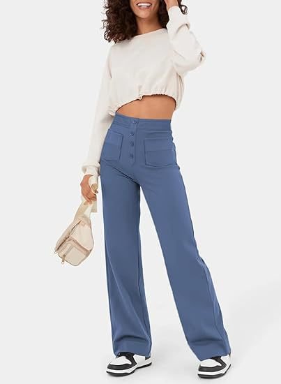 Lavinia™ | Pantaloni casual elastici a vita alta