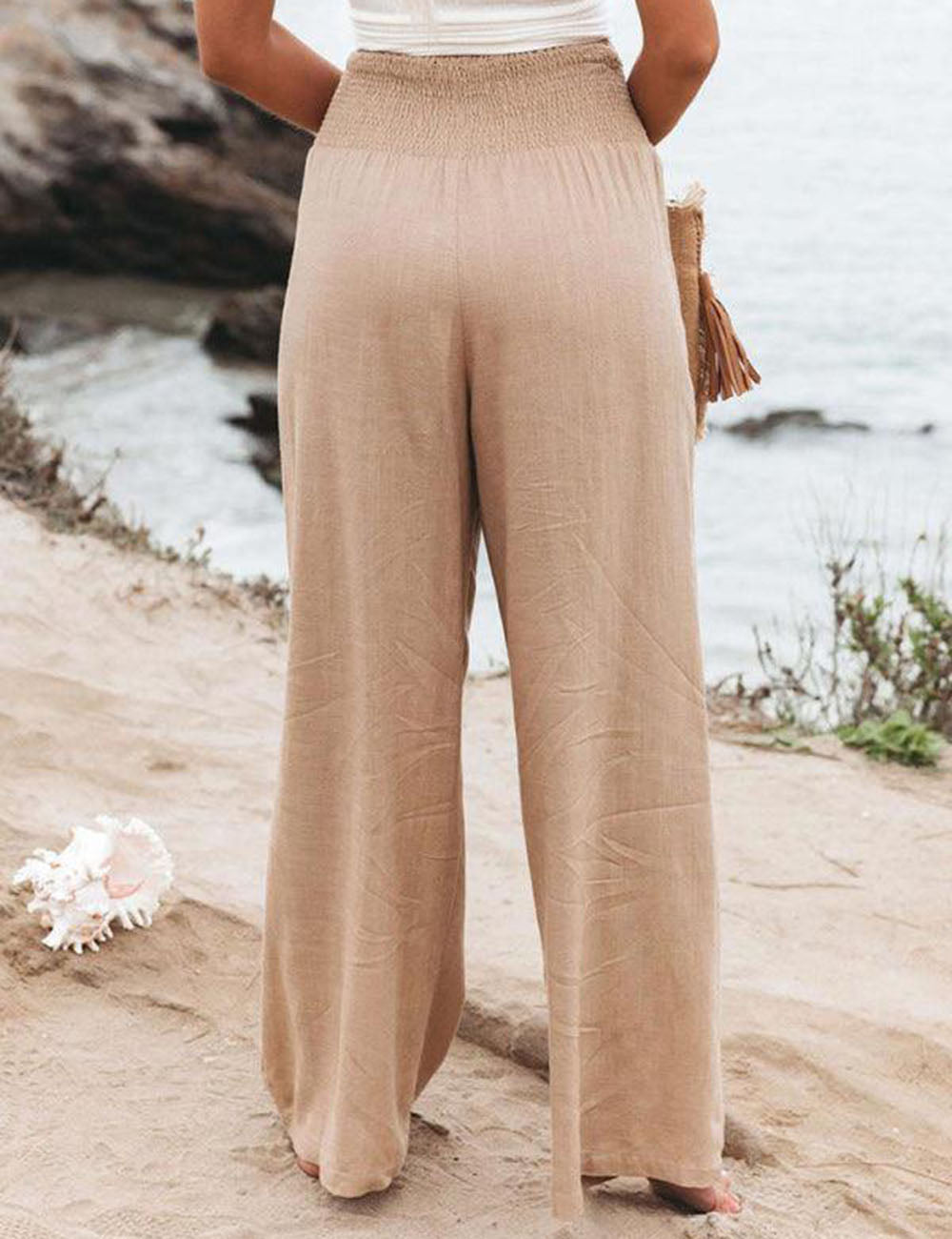 Lavinia™ | Pantaloni larghi in lino