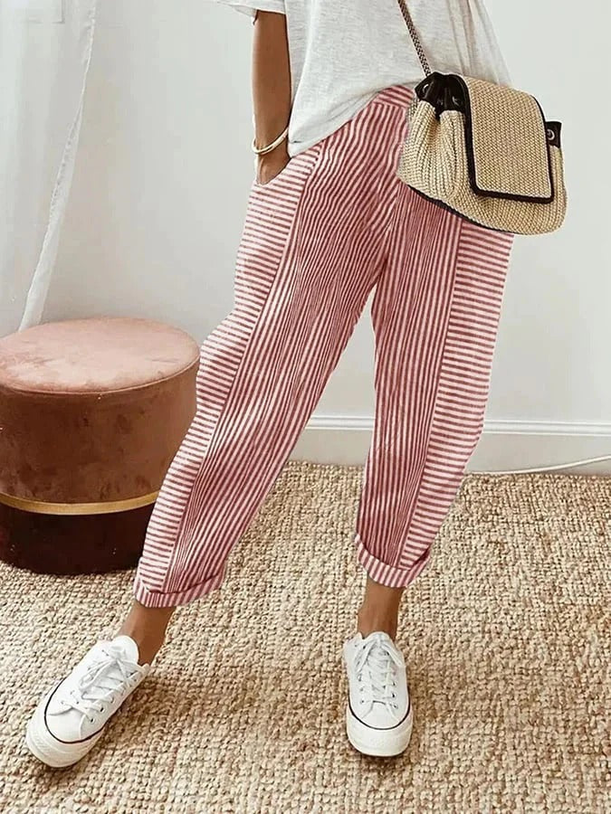 Lavinia™ | SOPHIA - Pantalone a Righe Elegante e Casual