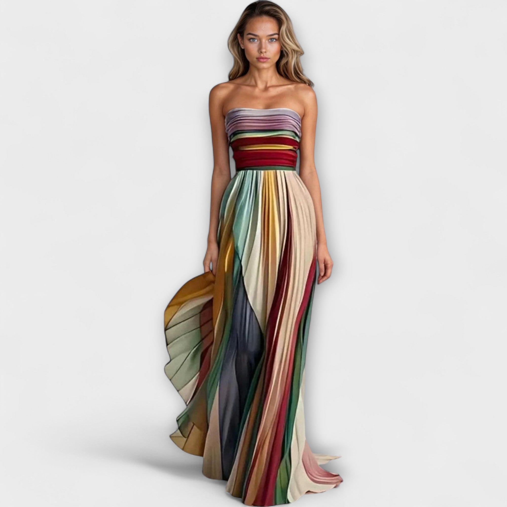 Isabella™ | Abito Lungo in Tessuto Premium