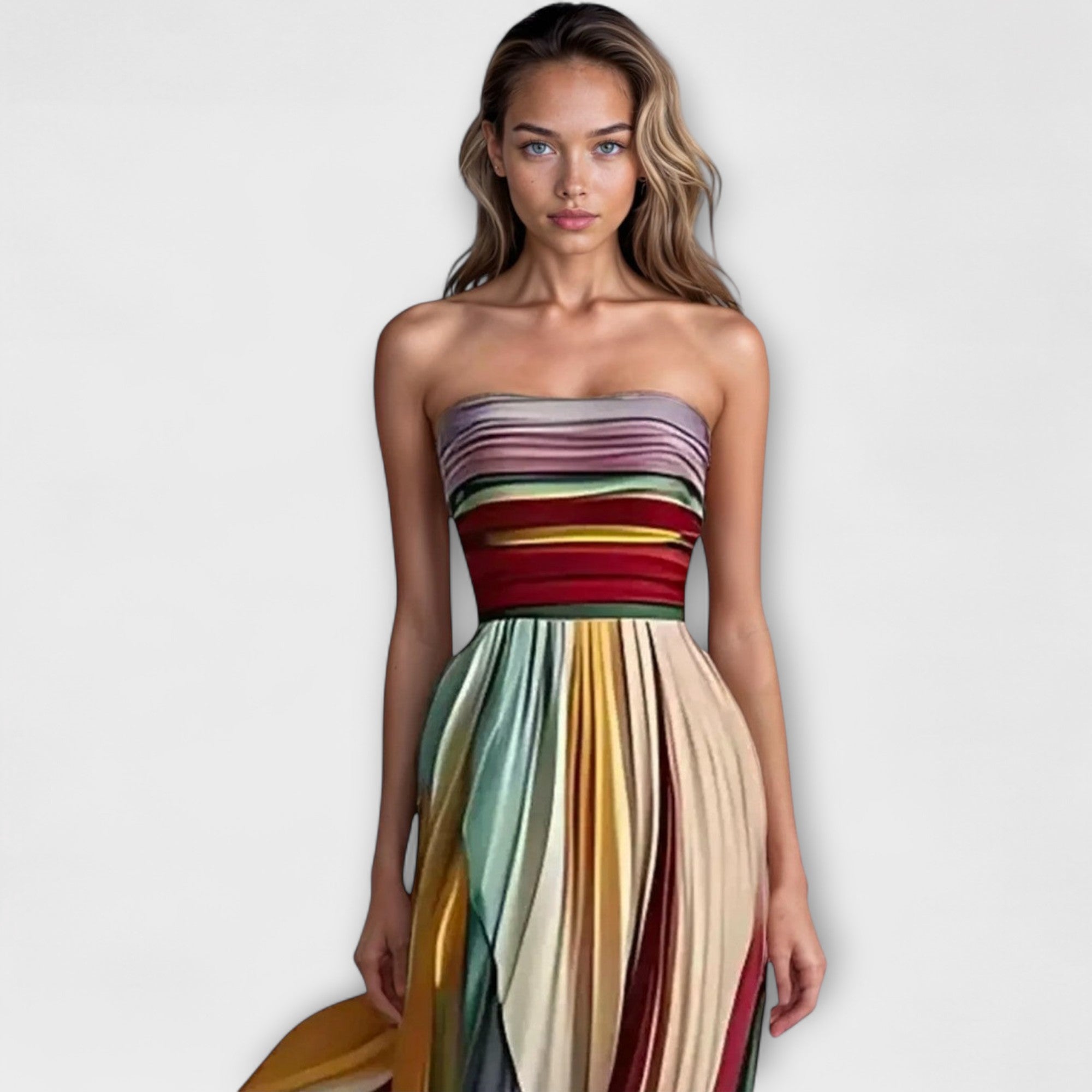 Isabella™ | Abito Lungo in Tessuto Premium