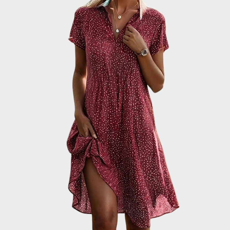 Giada™ | Abito Midi a Pois