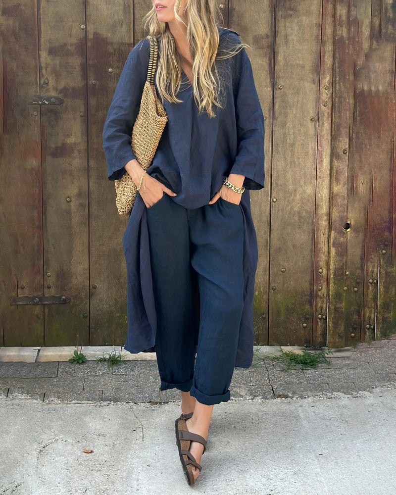 Letizia™ | Completo Chic a Due Pezzi per Primavera ed Estate – Eleganza e Comfort Senza Sforzo
